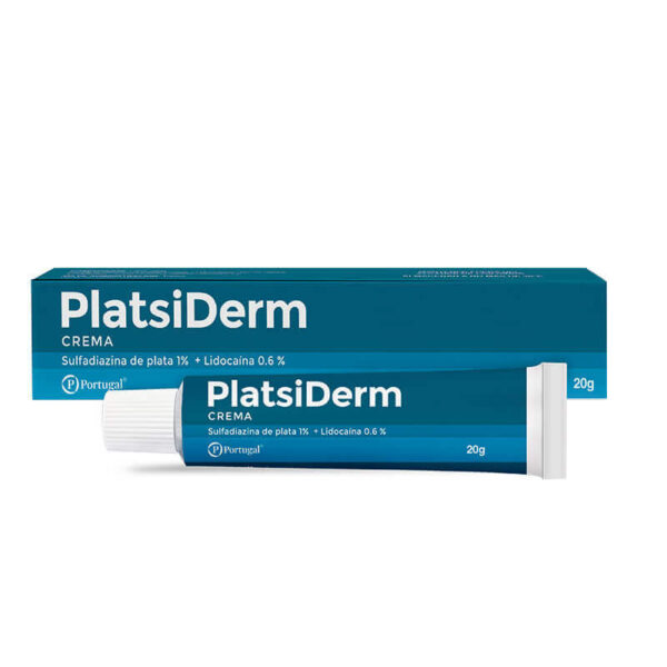 Platsiderm (Sulf de plat + Lidocaina) crema 1% / 0,6%